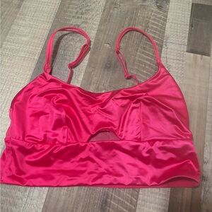 Auden Hot pink silk bra